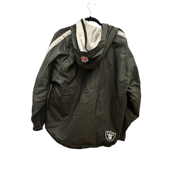 Nike Pro Line Oakland Raiders Full Zip Hooded Jacket Lightweight Lined Sz Large - Picture 5 of 9